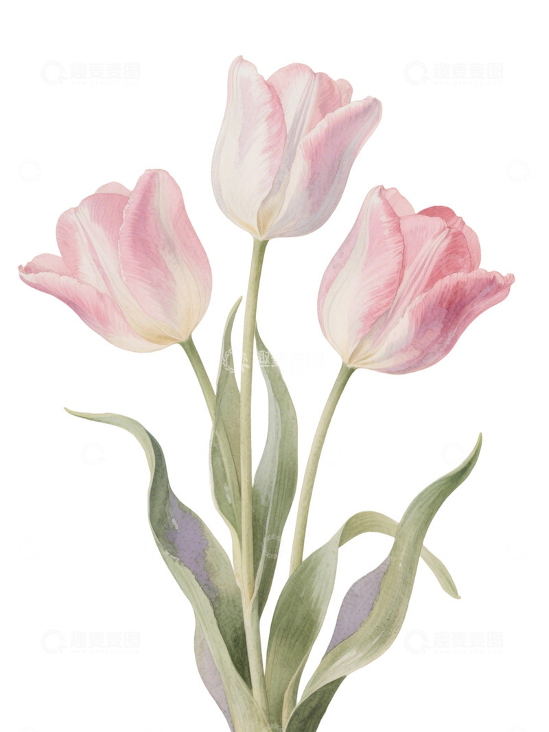 高清大图下载【趣麦麦图】郁金香花束免扣写实主题272