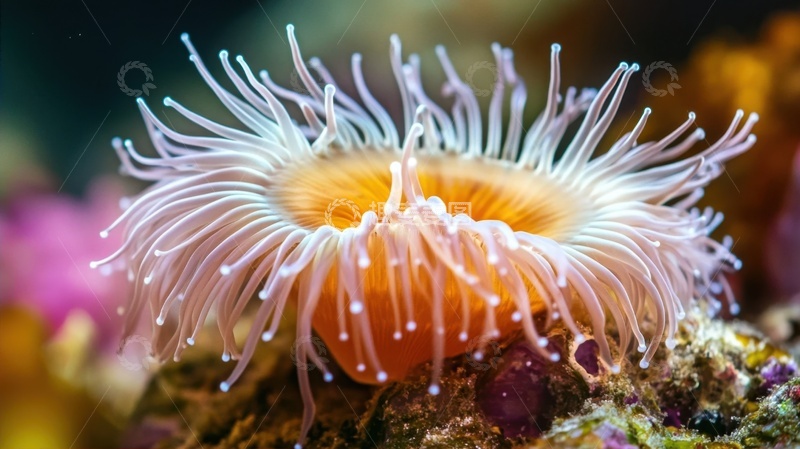 高清大图下载【趣麦麦图】海洋里的海葵生物