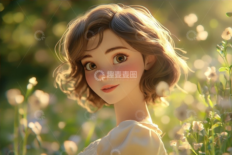 高清大图下载【趣麦麦图】可爱的动漫卡通人物