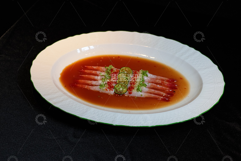 高清大图下载【趣麦麦图】私房菜北极甜虾 虾子