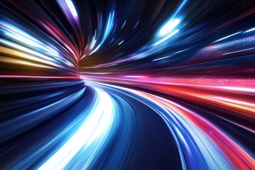 弯曲的光线通道