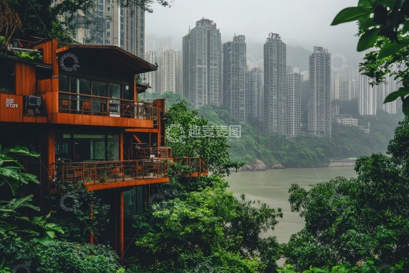 高清大图下载【趣麦麦图】重庆城市高楼建筑风景
