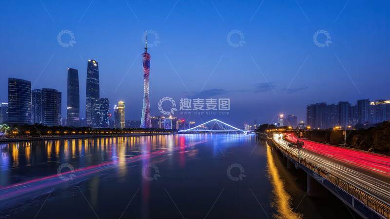 高清大图下载【趣麦麦图】城市  河流   建筑  