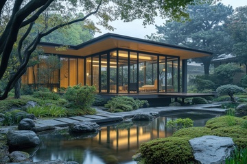 园林凉亭建筑风景