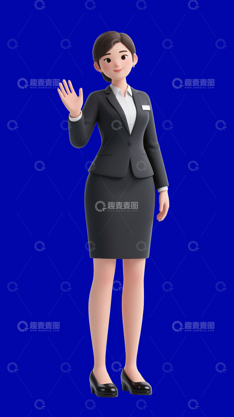 源文件下载【趣麦麦图】穿职业装的女士4