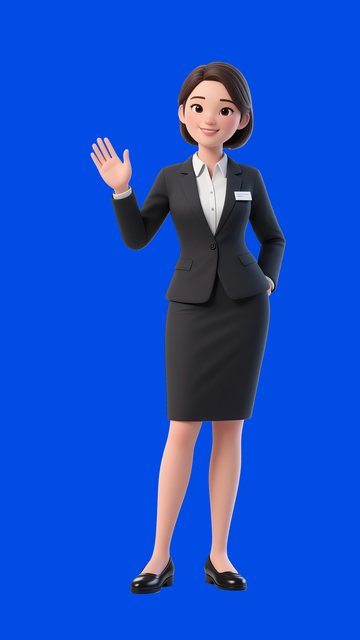 穿职业装的女士1