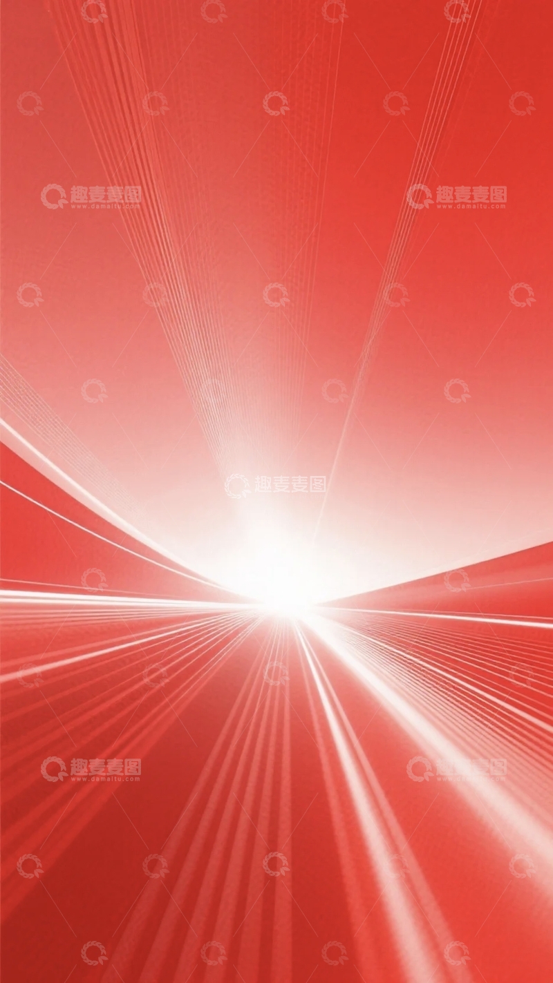 高清大图下载【趣麦麦图】红色光线背景3