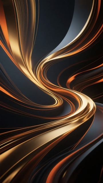 金边红丝带背景1