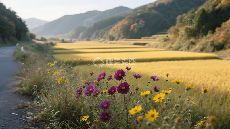 高清大图下载【趣麦麦图】山间路边野花