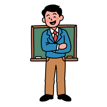 教师节可爱男老师