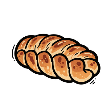 焦香的辫子面包3