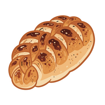 焦香的辫子面包1