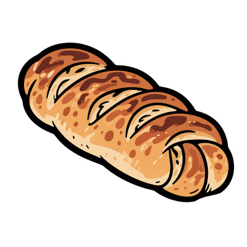 焦香的辫子面包2