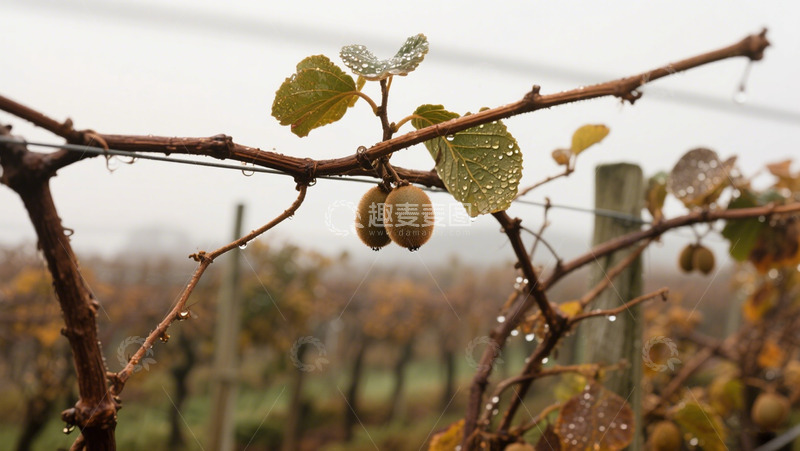 高清大图下载【趣麦麦图】猕猴桃果园食物成熟