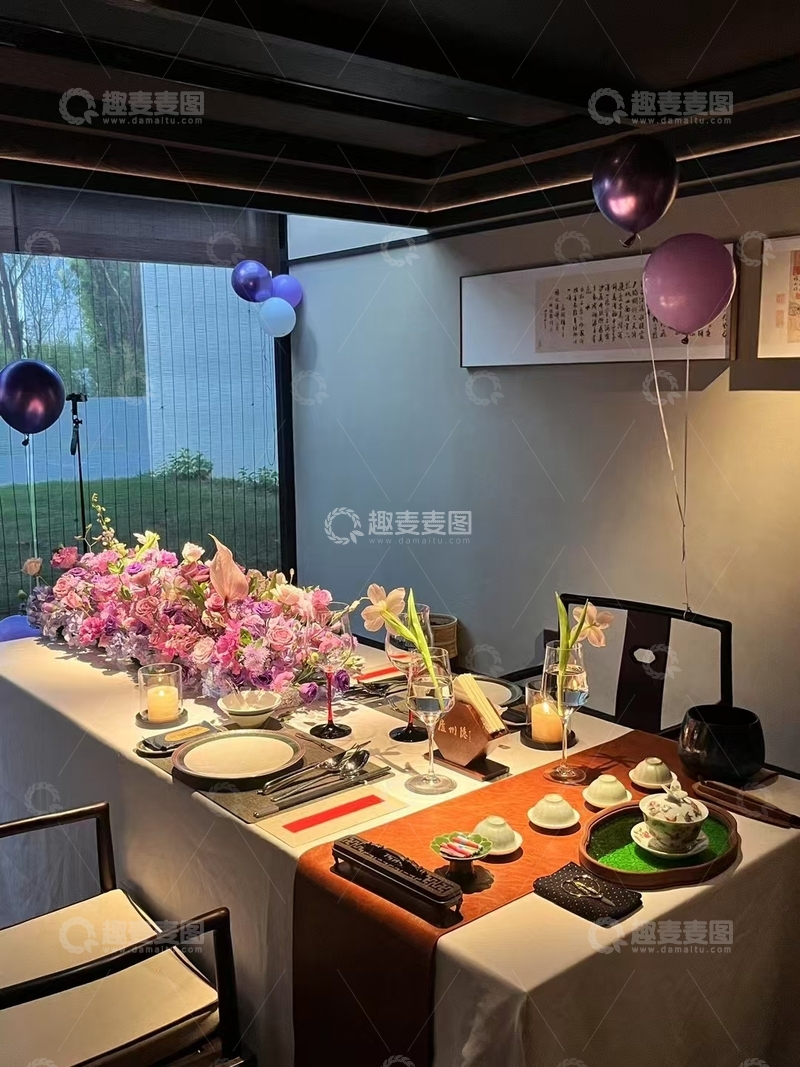 高清大图下载【趣麦麦图】中餐厅内部环境装修