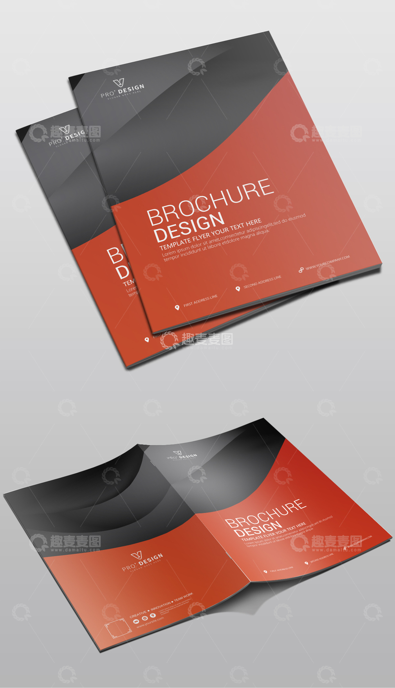 画册封面模板设计