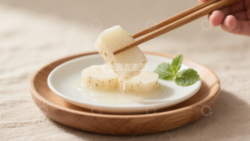 高清大图下载【趣麦麦图】养生山药点心