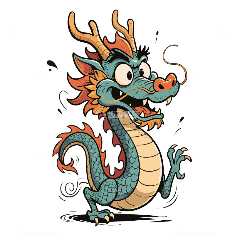 源文件下载【趣麦麦图】-夸张搞笑龙族