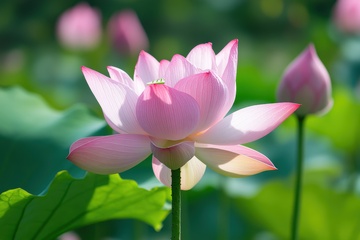 荷花花卉特写摄影