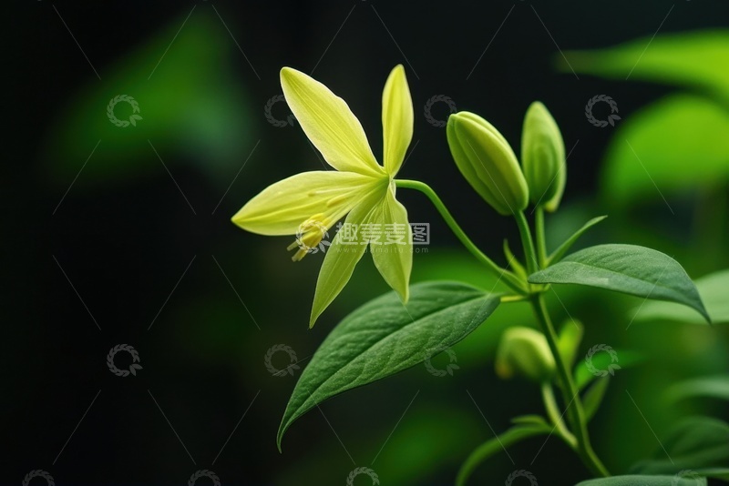 高清大图下载【趣麦麦图】生长的新鲜嫩芽树叶