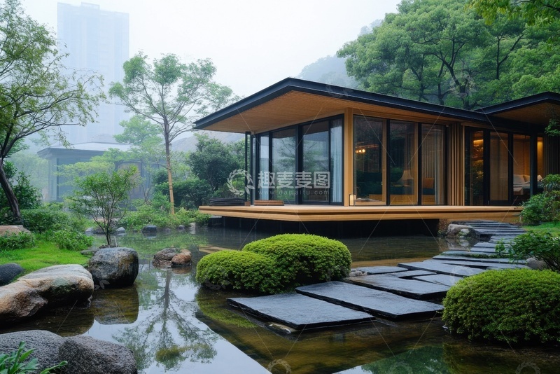 高清大图下载【趣麦麦图】园林凉亭建筑风景摄影