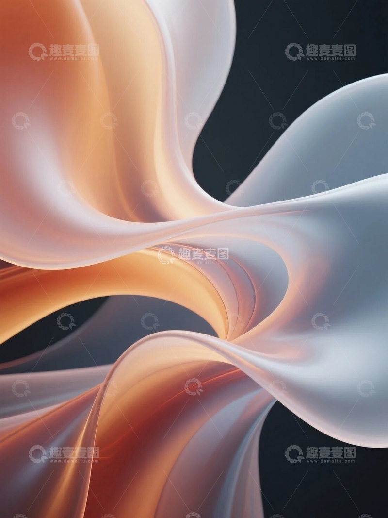高清大图下载【趣麦麦图】抽象曲线之美3