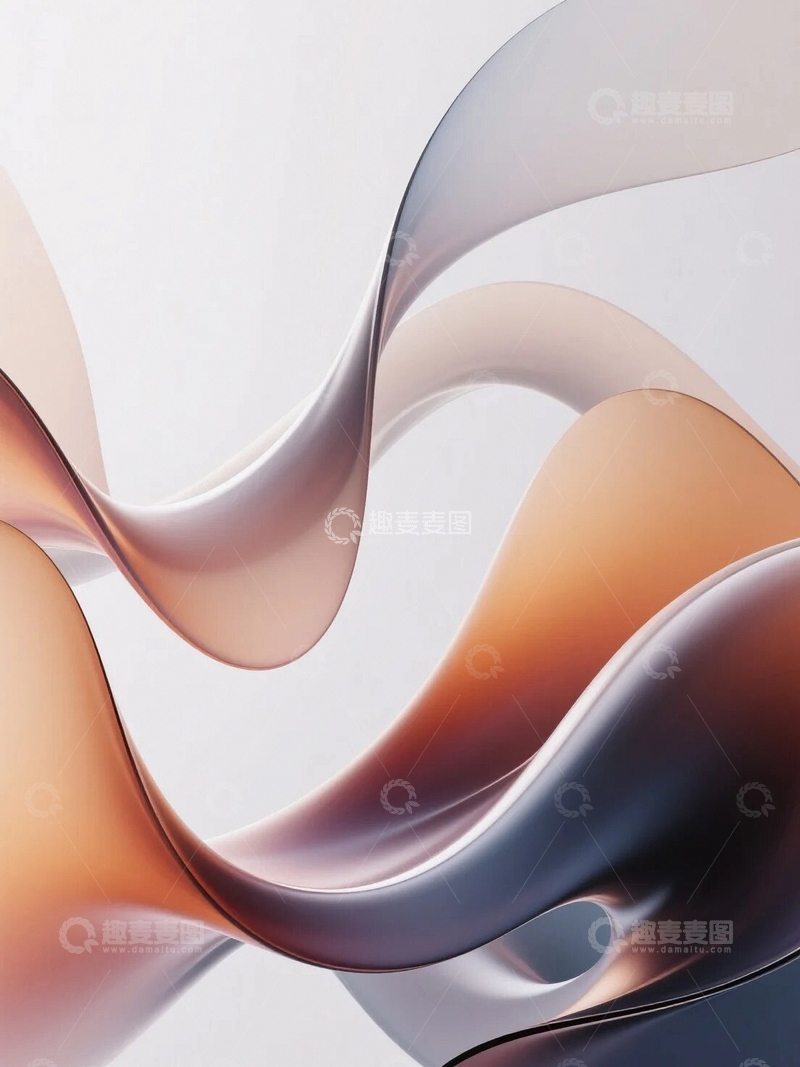 高清大图下载【趣麦麦图】抽象曲线之美2