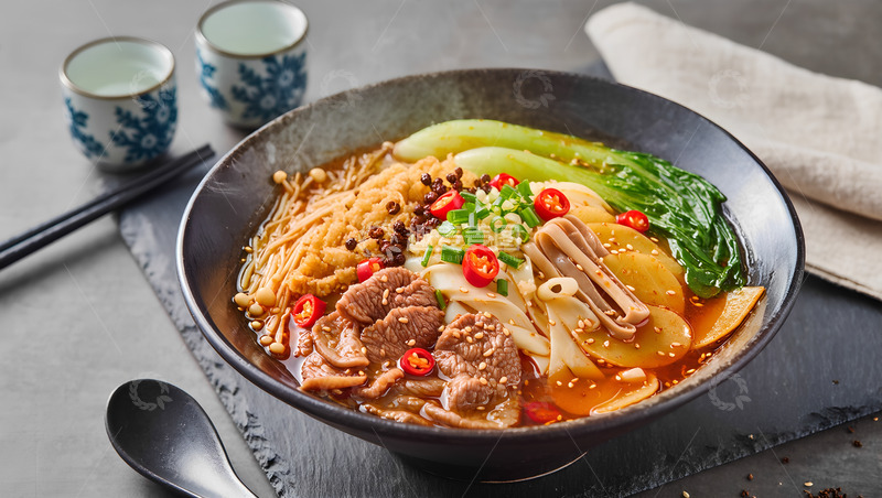 高清大图下载【趣麦麦图】美味主食四川麻辣烫冒菜