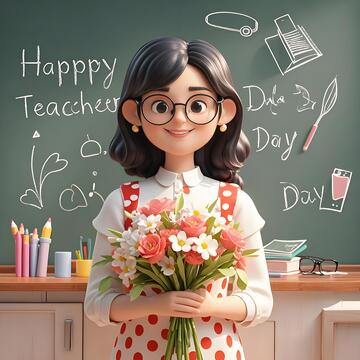 教师节海报-设计