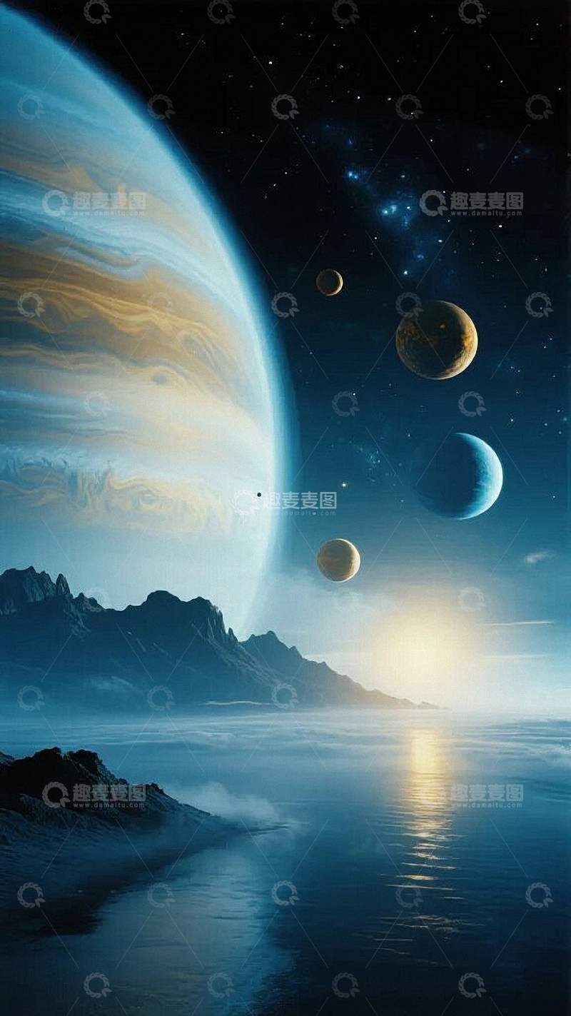 高清大图下载【趣麦麦图】神秘宇宙的幻想世界1