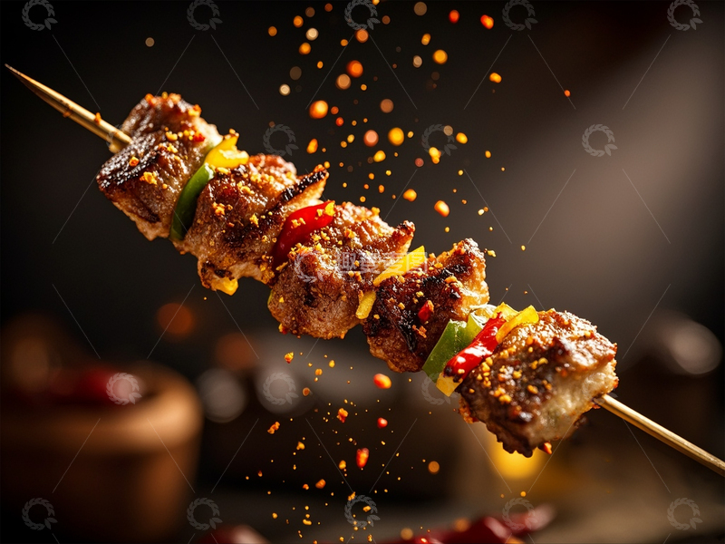 高清大图下载【趣麦麦图】烧烤AI摄影图