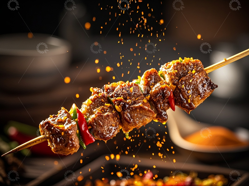 高清大图下载【趣麦麦图】烧烤AI摄影图