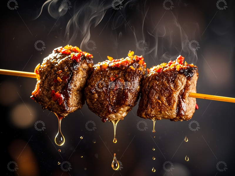 高清大图下载【趣麦麦图】烧烤AI摄影图