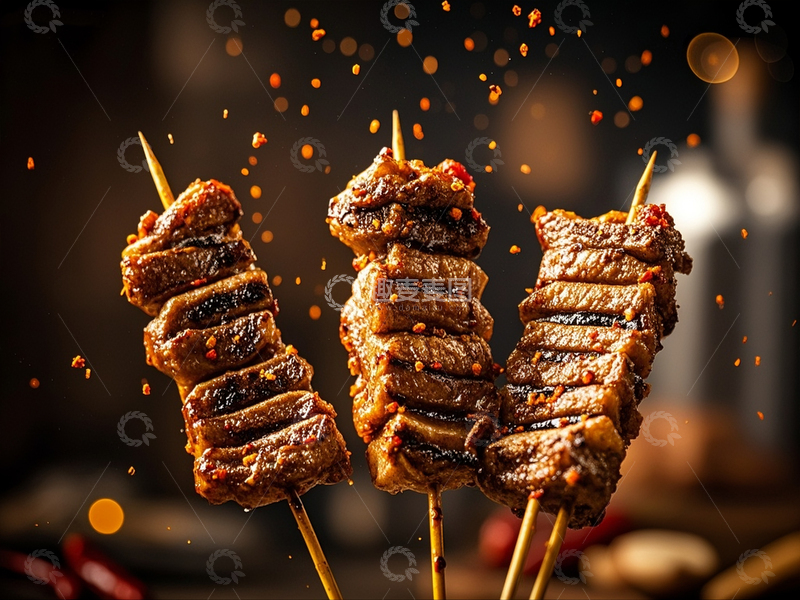 高清大图下载【趣麦麦图】烧烤AI摄影图