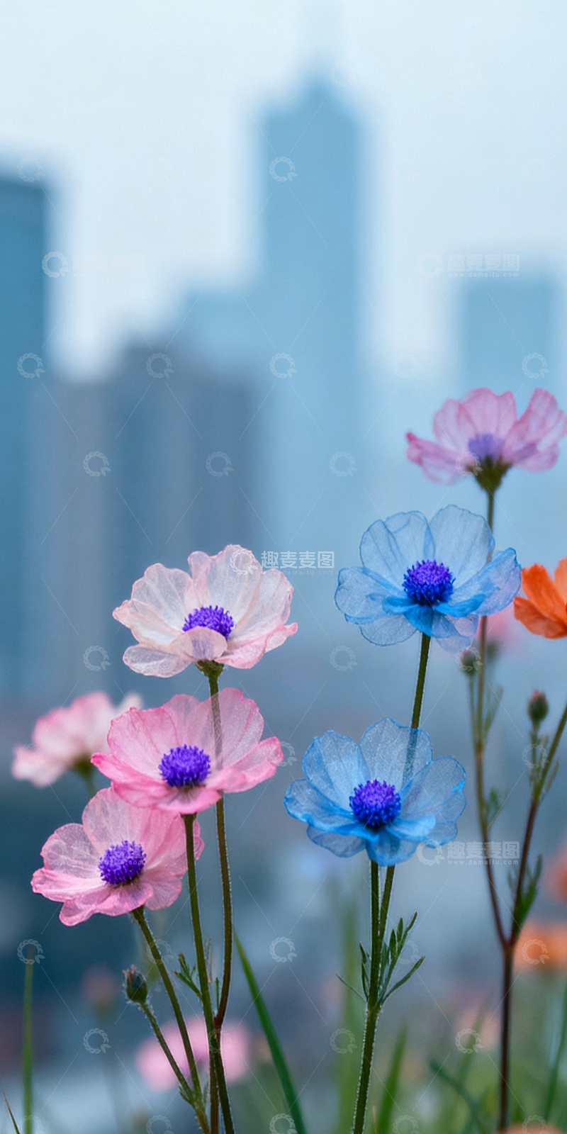 高清大图下载【趣麦麦图】鲜艳的小花朵