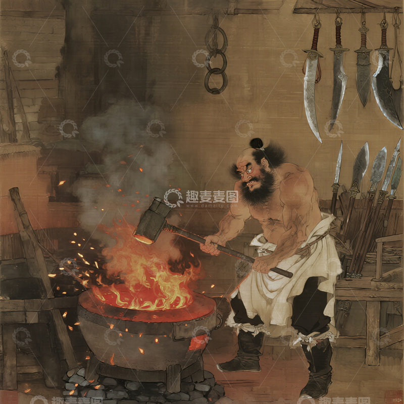 高清大图下载【趣麦麦图】三国古风图1