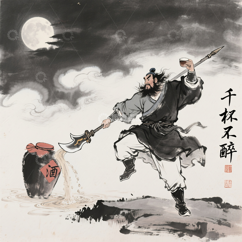 高清大图下载【趣麦麦图】三国之千杯不醉4