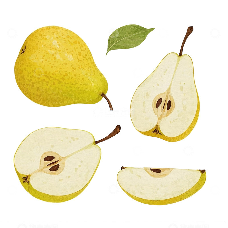 高清大图下载【趣麦麦图】雪梨包装素材