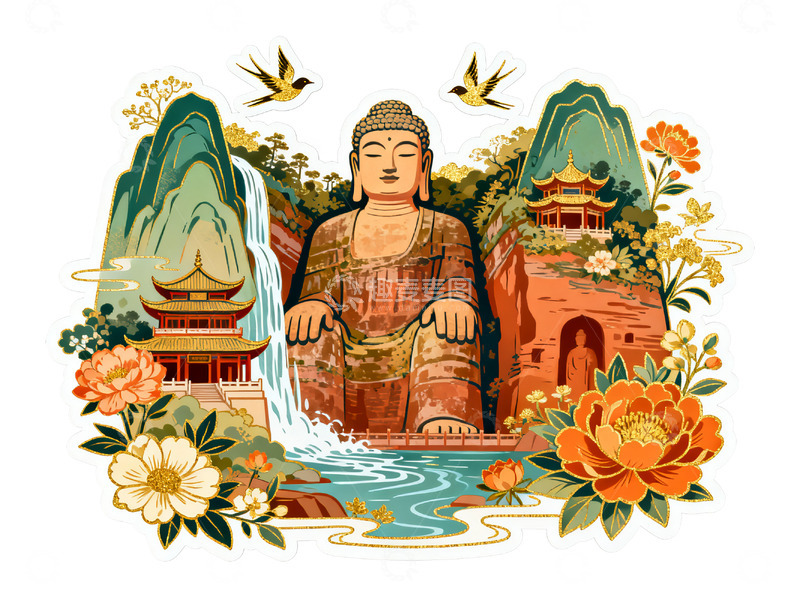 高清大图下载【趣麦麦图】国风风景插图15