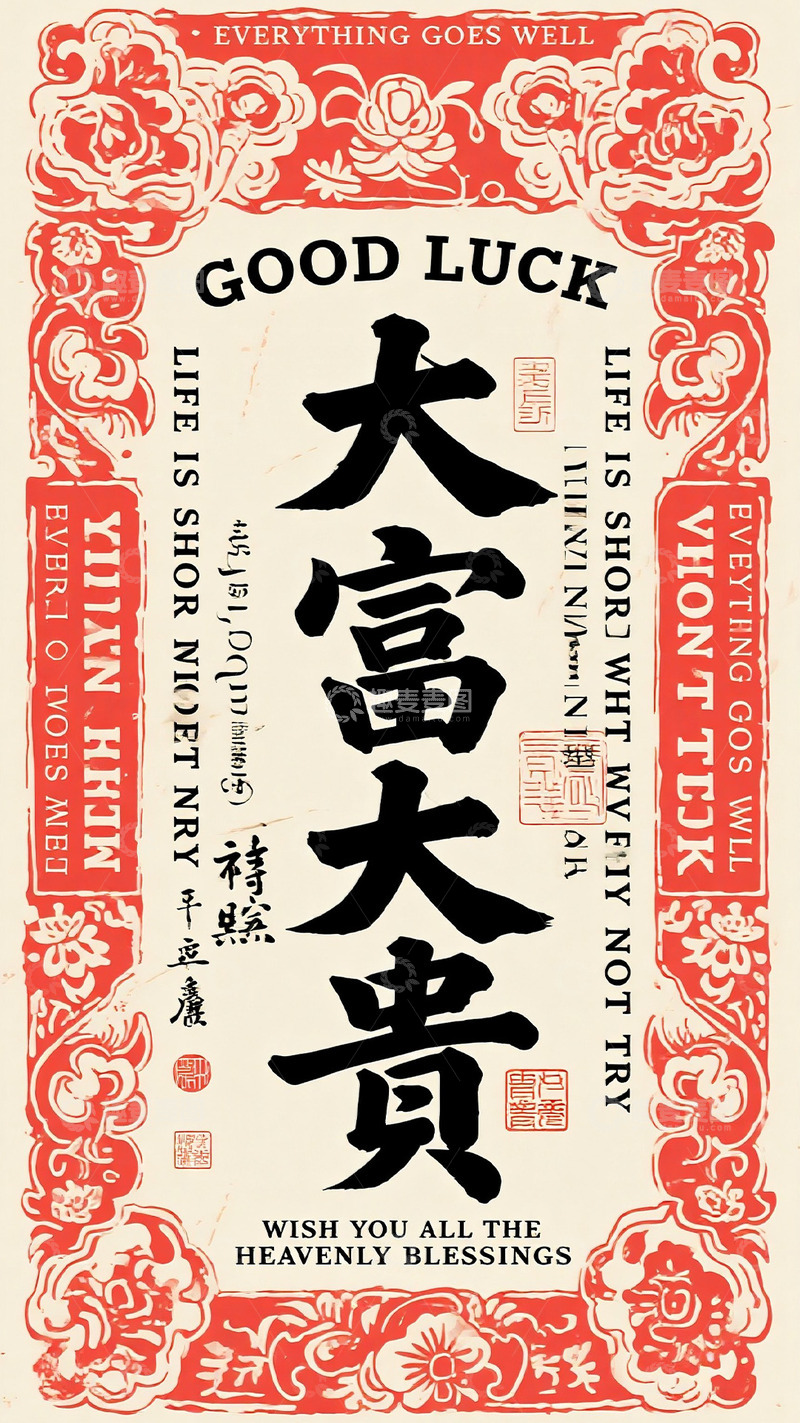 高清大图下载【趣麦麦图】大富大贵封面