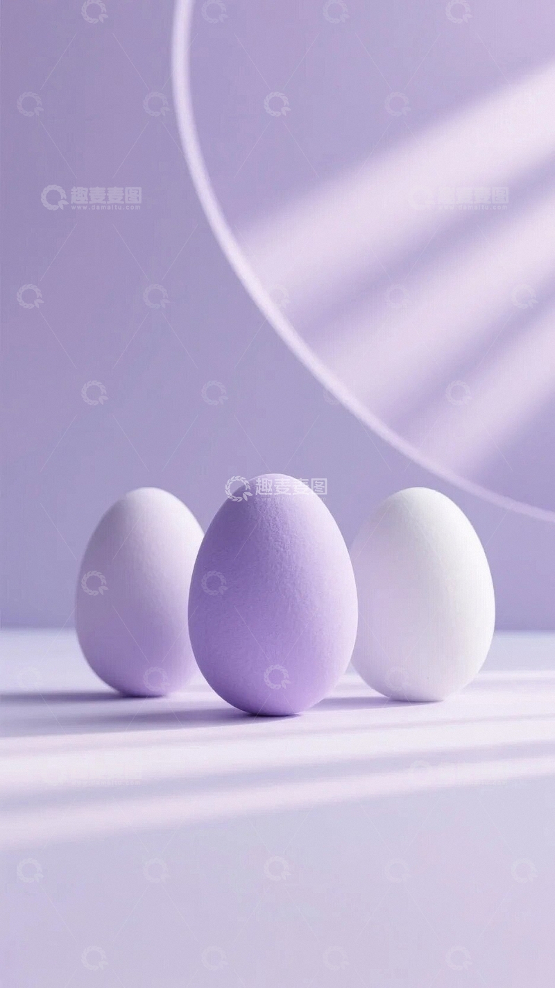 高清大图下载【趣麦麦图】简约风的彩蛋背景2