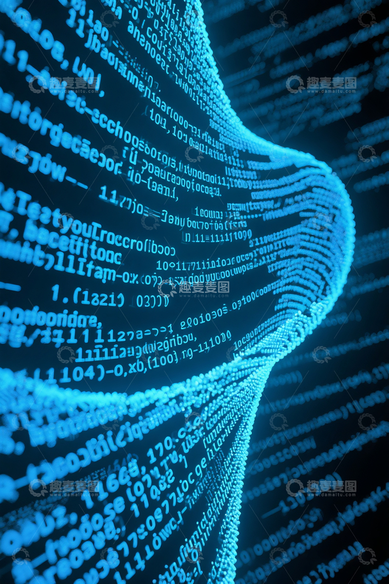 源文件下载【趣麦麦图】抽象源代码背景图2