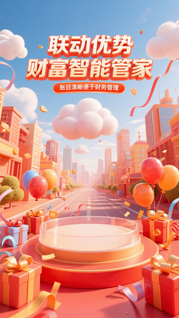 财富智能管家宣传海报