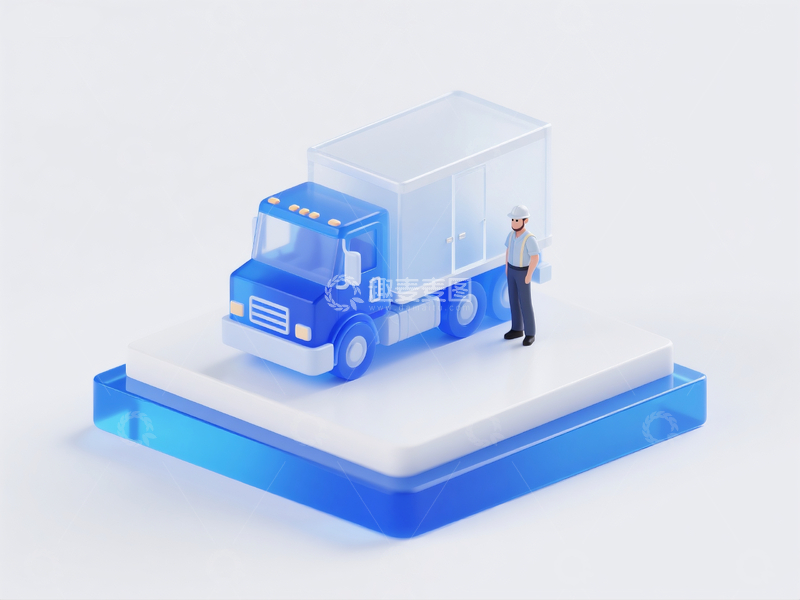 源文件下载【趣麦麦图】立体建模货车3