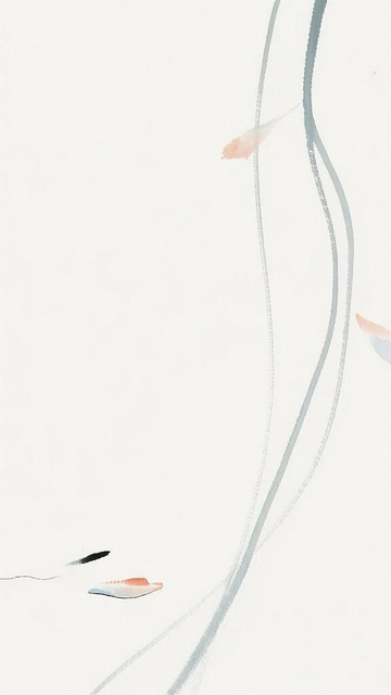 水墨意境植物藤蔓背景2