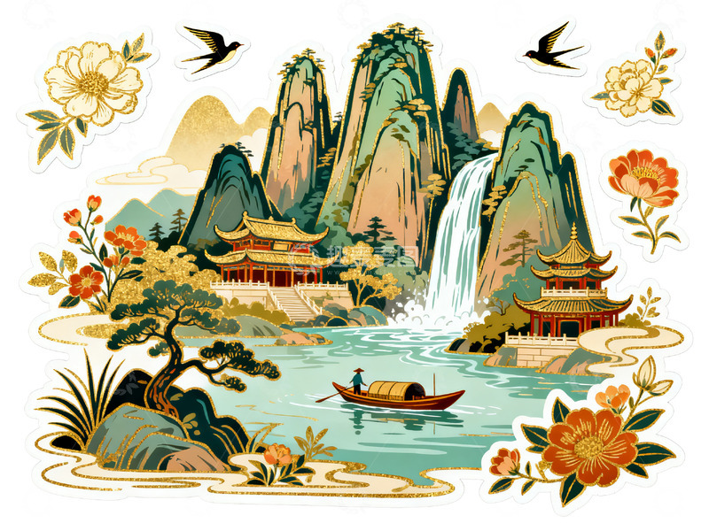 国潮矢量插图11