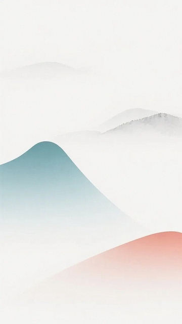 水墨意境山水背景4