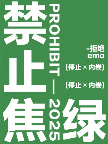 2025 拒绝焦虑与内卷