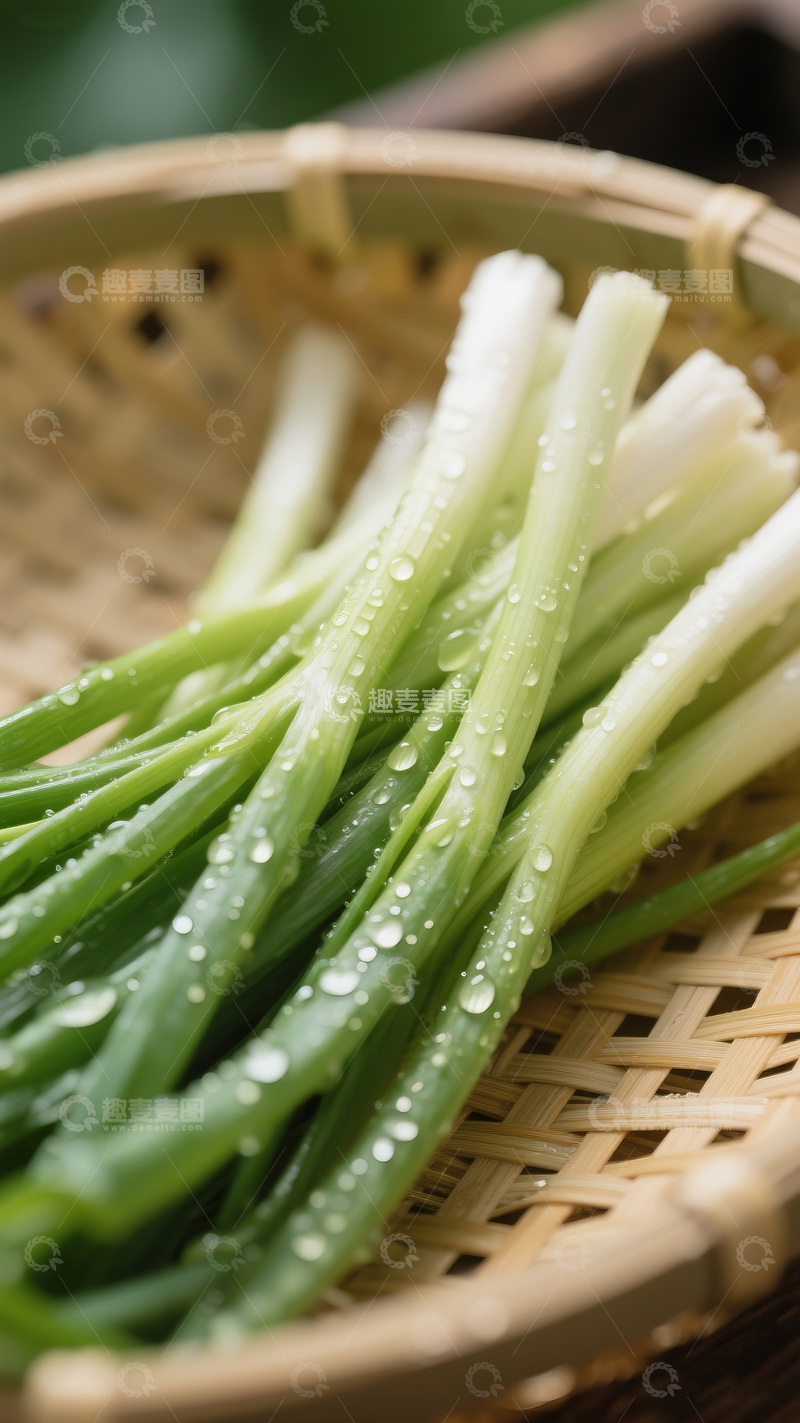 源文件下载【趣麦麦图】新鲜韭菜摄影2