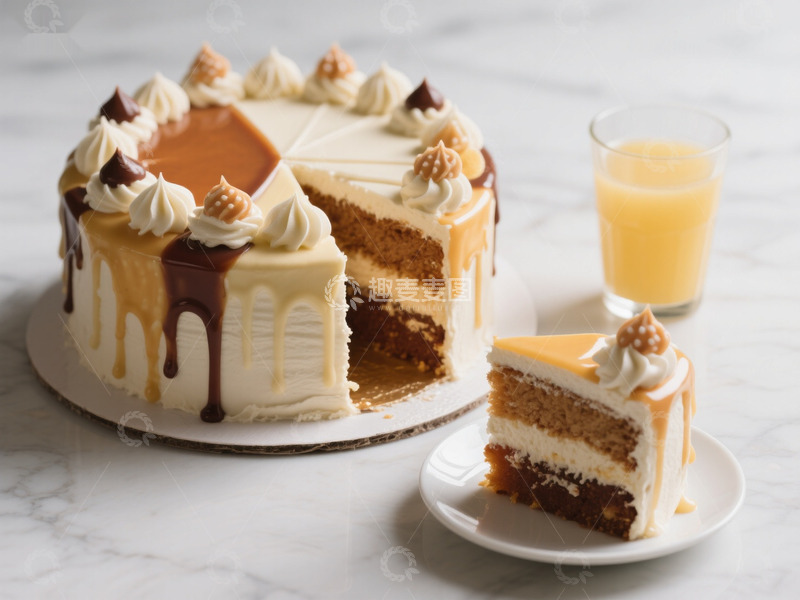 高清大图下载【趣麦麦图】生日蛋糕精美创意的水果蛋糕